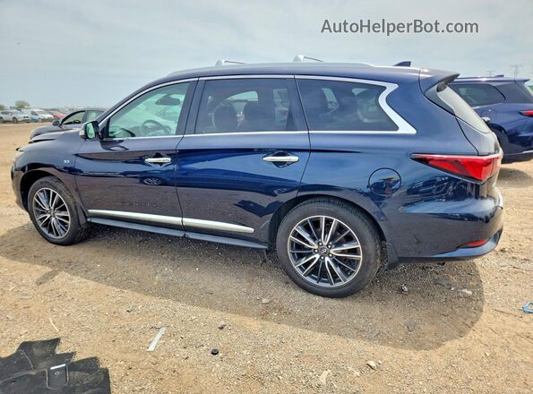 5N1DL0MM2LC517028 2020 INFINITI QX60 Blue უკანა მარცხენა