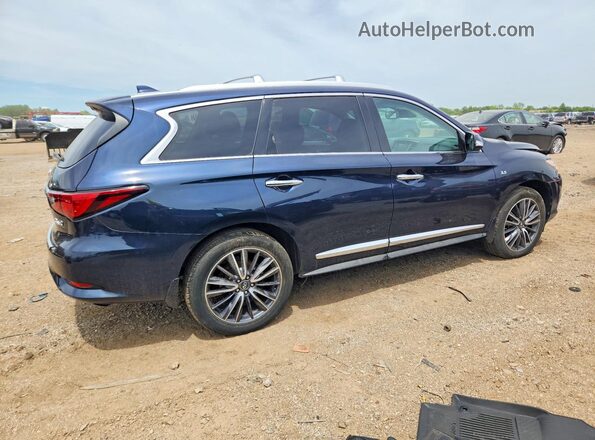 5N1DL0MM2LC517028 2020 INFINITI QX60 Blue უკანა მარჯვენა
