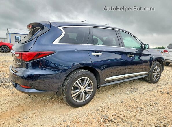 5N1DL0MM2LC540583 2020 INFINITI QX60 Black უკანა მარჯვენა