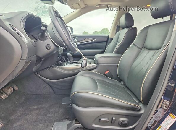 5N1DL0MM2LC540583 2020 INFINITI QX60 Black წინა სალონის ხედი
