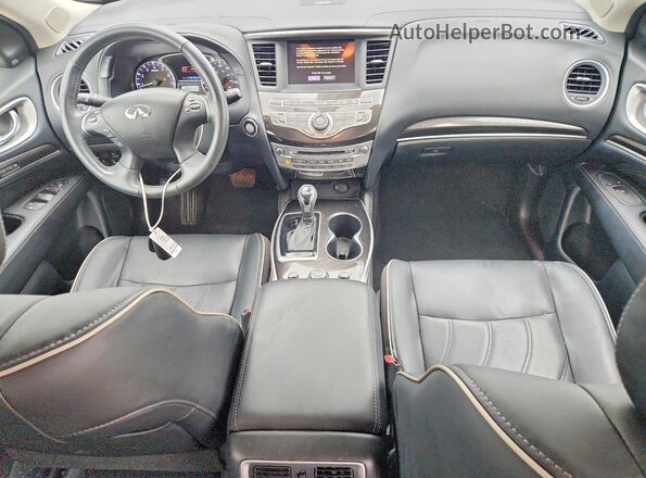 5N1DL0MM2LC540583 2020 INFINITI QX60 Black წინა პანელის ხედი