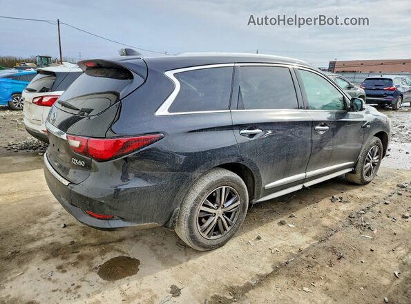 5N1DL0MM2LC541961 2020 INFINITI QX60 Black Trasero derecho