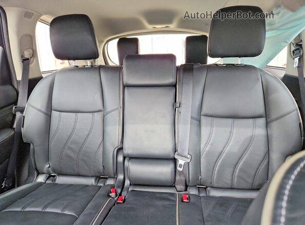 5N1DL0MM2LC541961 2020 INFINITI QX60 Black Vista de los asientos traseros