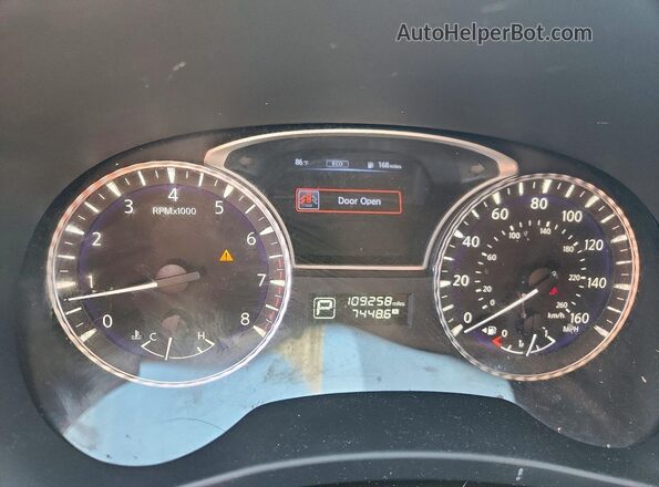 5N1DL0MM3HC501220 2017 INFINITI QX60 Silver Instrument cluster view