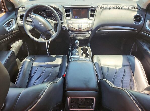 5N1DL0MM3HC501220 2017 INFINITI QX60 Silver Dashboard view