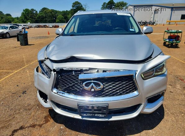 5N1DL0MM3HC501220 2017 INFINITI QX60 Silver Engine compartment view