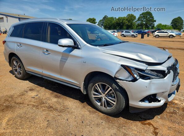 5N1DL0MM3HC501220 2017 INFINITI QX60 Silver Front right