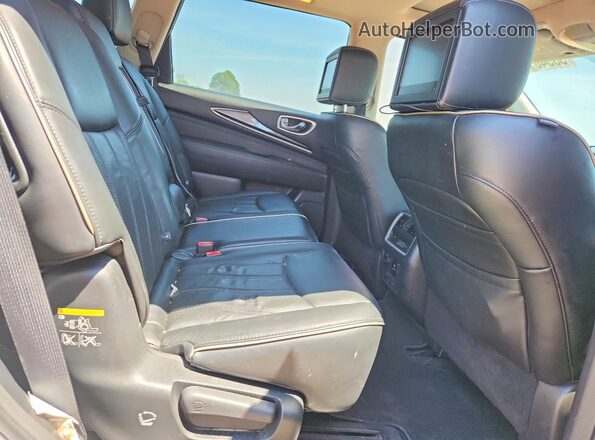 5N1DL0MM3HC501220 2017 INFINITI QX60 Silver Rear interior view