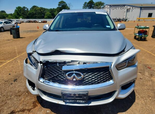 5N1DL0MM3HC501220 2017 INFINITI QX60 Silver Front view