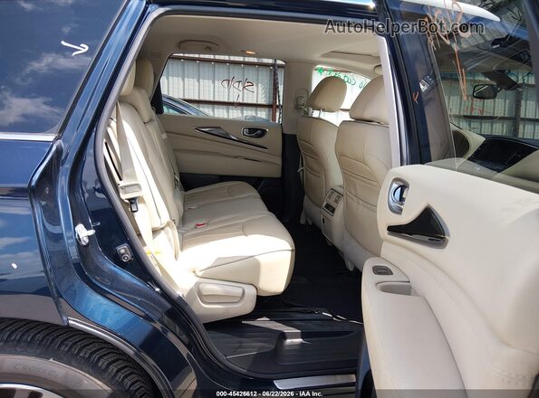 5N1DL0MM3HC521838 2017 INFINITI QX60 Dark Blue Вид наклейки з VIN-кодом