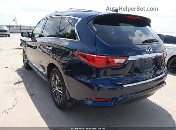 5N1DL0MM3HC521838 2017 INFINITI QX60 Dark Blue Задня ліва чверть
