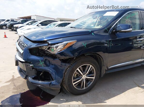 5N1DL0MM3HC521838 2017 INFINITI QX60 Dark Blue Вид спереду