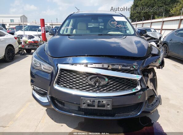 5N1DL0MM3HC521838 2017 INFINITI QX60 Dark Blue Вид задньої частини салону