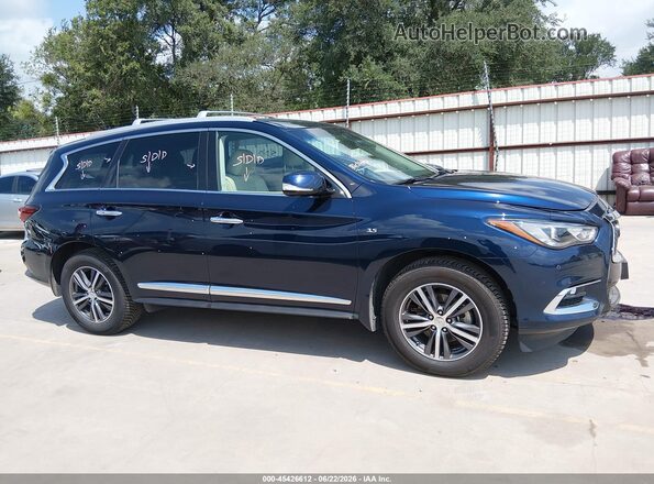5N1DL0MM3HC521838 2017 INFINITI QX60 Dark Blue Панорамний вид салону 360°