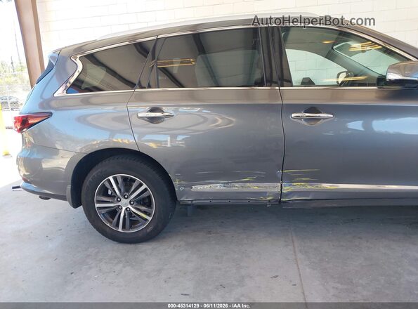 5N1DL0MM3HC545623 2017 INFINITI QX60 Gray Widok z przodu