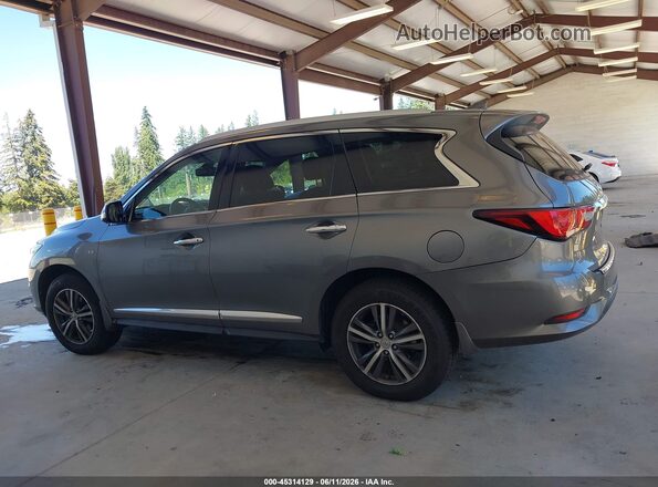 5N1DL0MM3HC545623 2017 INFINITI QX60 Gray Widok wnętrza 360 stopni