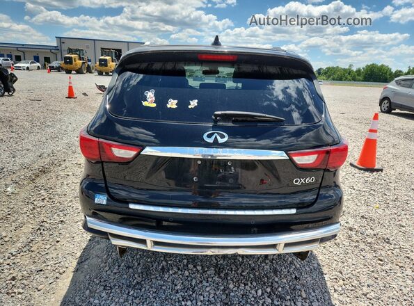 5N1DL0MM3JC503233 2018 INFINITI QX60 Black Widok z tyłu