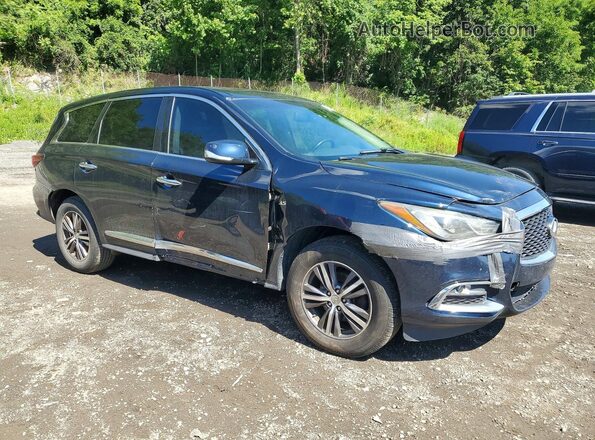 5N1DL0MM3JC520923 2018 INFINITI QX60 Blue Przód prawy