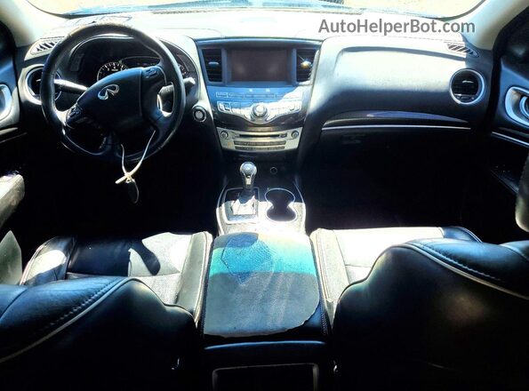 5N1DL0MM3JC520923 2018 INFINITI QX60 Blue Widok deski rozdzielczej