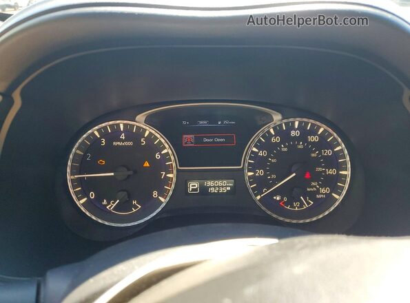 5N1DL0MM3JC520923 2018 INFINITI QX60 Blue Widok zestawu wskaźników