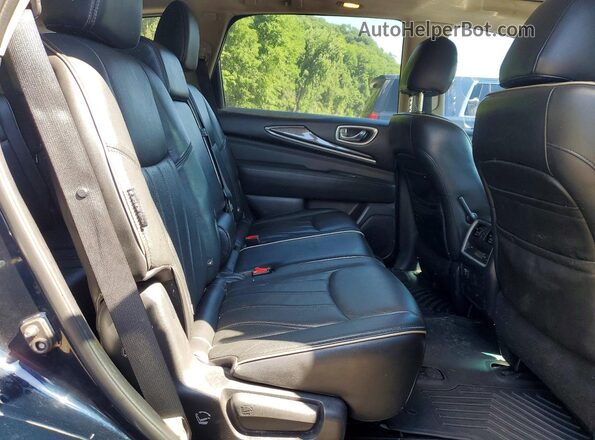 5N1DL0MM3JC520923 2018 INFINITI QX60 Blue Widok wnętrza z tyłu
