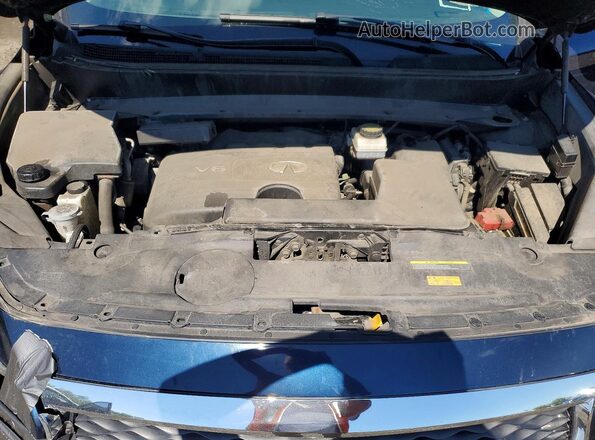 5N1DL0MM3JC520923 2018 INFINITI QX60 Blue Widok komory silnika