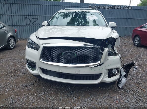 5N1DL0MM3JC521411 2018 INFINITI QX60 White Սարքավորումների վահանակի տեսք