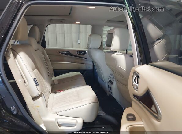5N1DL0MM3JC526303 2018 INFINITI QX60 Black VIN კოდის სტიკერის ხედი