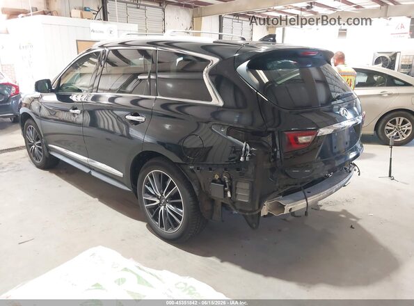 5N1DL0MM3JC526303 2018 INFINITI QX60 Black უკანა მარცხენა