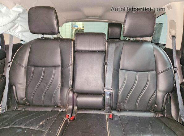 5N1DL0MM3JC528794 2018 INFINITI QX60 Gray Հետևի նստատեղերի տեսք