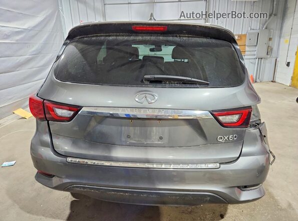 5N1DL0MM3JC528794 2018 INFINITI QX60 Gray Հետևի տեսք