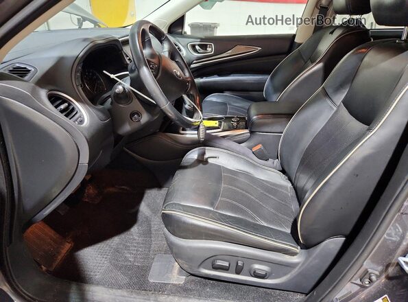 5N1DL0MM3JC528794 2018 INFINITI QX60 Gray Սալոնի դիմացի տեսք