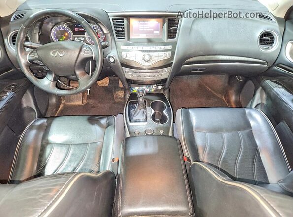 5N1DL0MM3JC528794 2018 INFINITI QX60 Gray Առջևի վահանակի տեսք