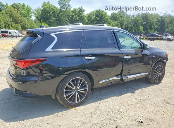 5N1DL0MM3KC502424 2019 INFINITI QX60 Black Rear right