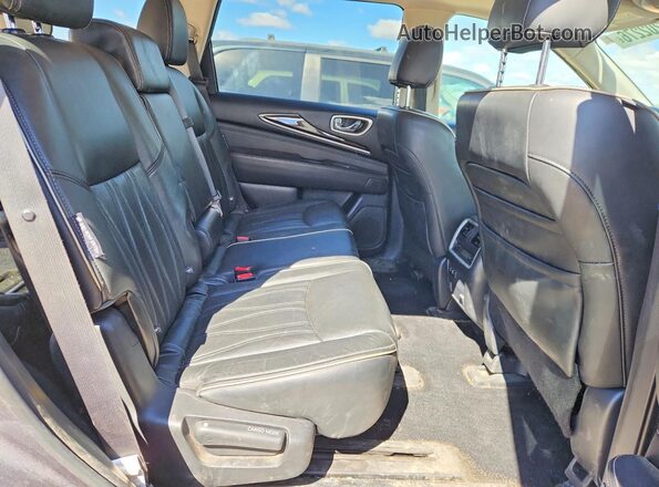 5N1DL0MM3KC555740 2019 INFINITI QX60 Gray Widok wnętrza z tyłu