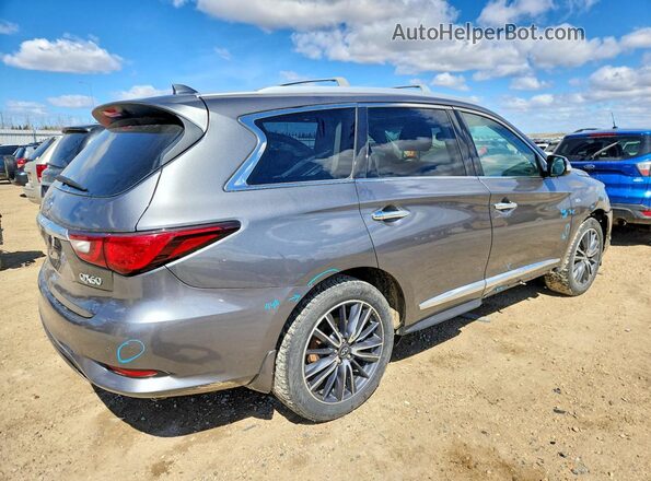 5N1DL0MM3KC555740 2019 INFINITI QX60 Gray Tył prawy