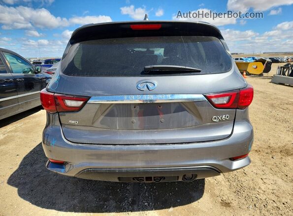 5N1DL0MM3KC555740 2019 INFINITI QX60 Gray Widok z tyłu