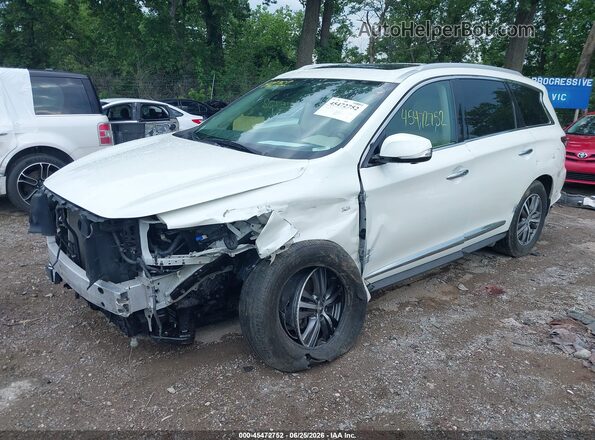 5N1DL0MM3KC563577 2019 INFINITI QX60 White Front left