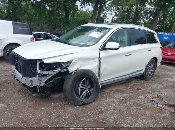5N1DL0MM3KC563577 2019 INFINITI QX60 White Front view