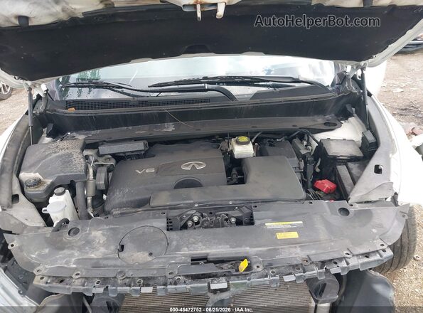 5N1DL0MM3KC563577 2019 INFINITI QX60 White Rear view