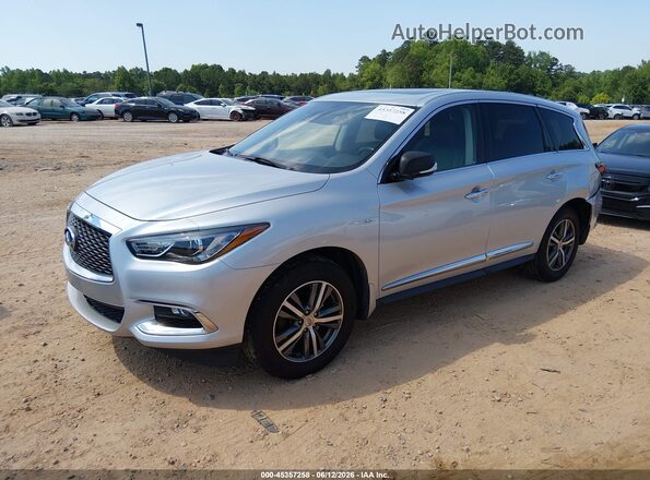 5N1DL0MM3LC538941 2020 INFINITI QX60 Silver წინა მარცხენა ხედი სამი მეოთხედიდან