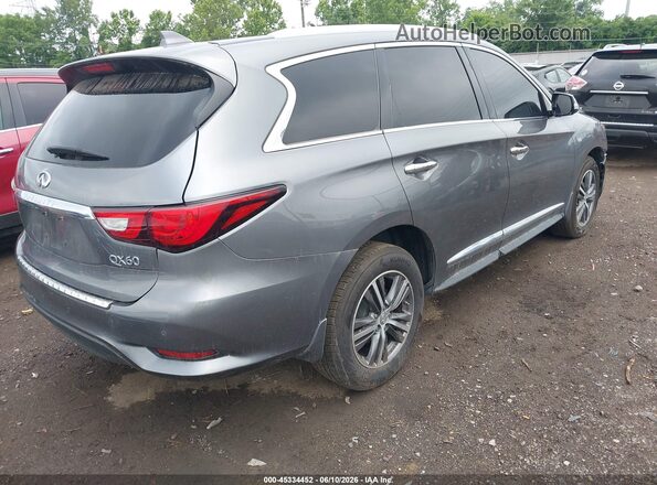 5N1DL0MM4HC518110 2017 INFINITI QX60 Gray Հետևի աջ