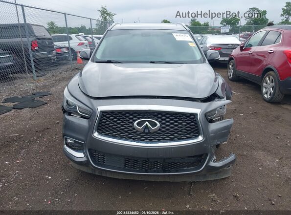 5N1DL0MM4HC518110 2017 INFINITI QX60 Gray Սալոնի հետևի տեսք