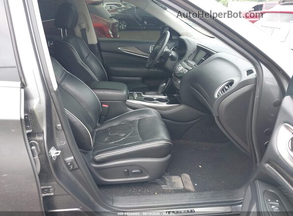 5N1DL0MM4HC518110 2017 INFINITI QX60 Gray Սալոնի դիմացի տեսք