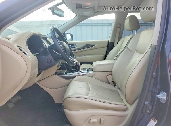 5N1DL0MM4HC520424 2017 INFINITI QX60 Blue Vista interior delantera