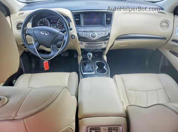 5N1DL0MM4HC520424 2017 INFINITI QX60 Blue Vista del salpicadero