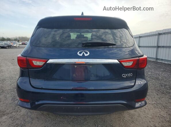 5N1DL0MM4HC520424 2017 INFINITI QX60 Blue Vista trasera