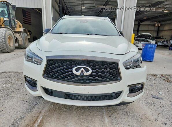 5N1DL0MM4LC534526 2020 INFINITI QX60 White Vista frontal