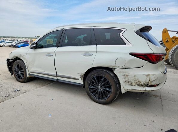 5N1DL0MM4LC534526 2020 INFINITI QX60 White Trasero izquierdo