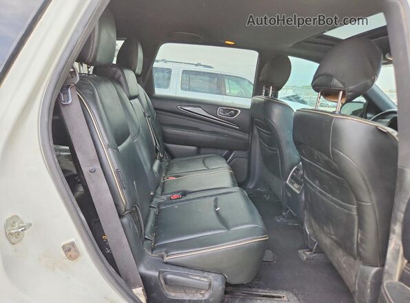5N1DL0MM4LC534526 2020 INFINITI QX60 White Vista interior trasera